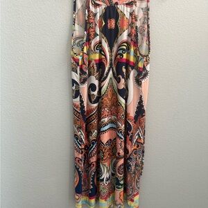 Colorful Paisley Maxi Skirt